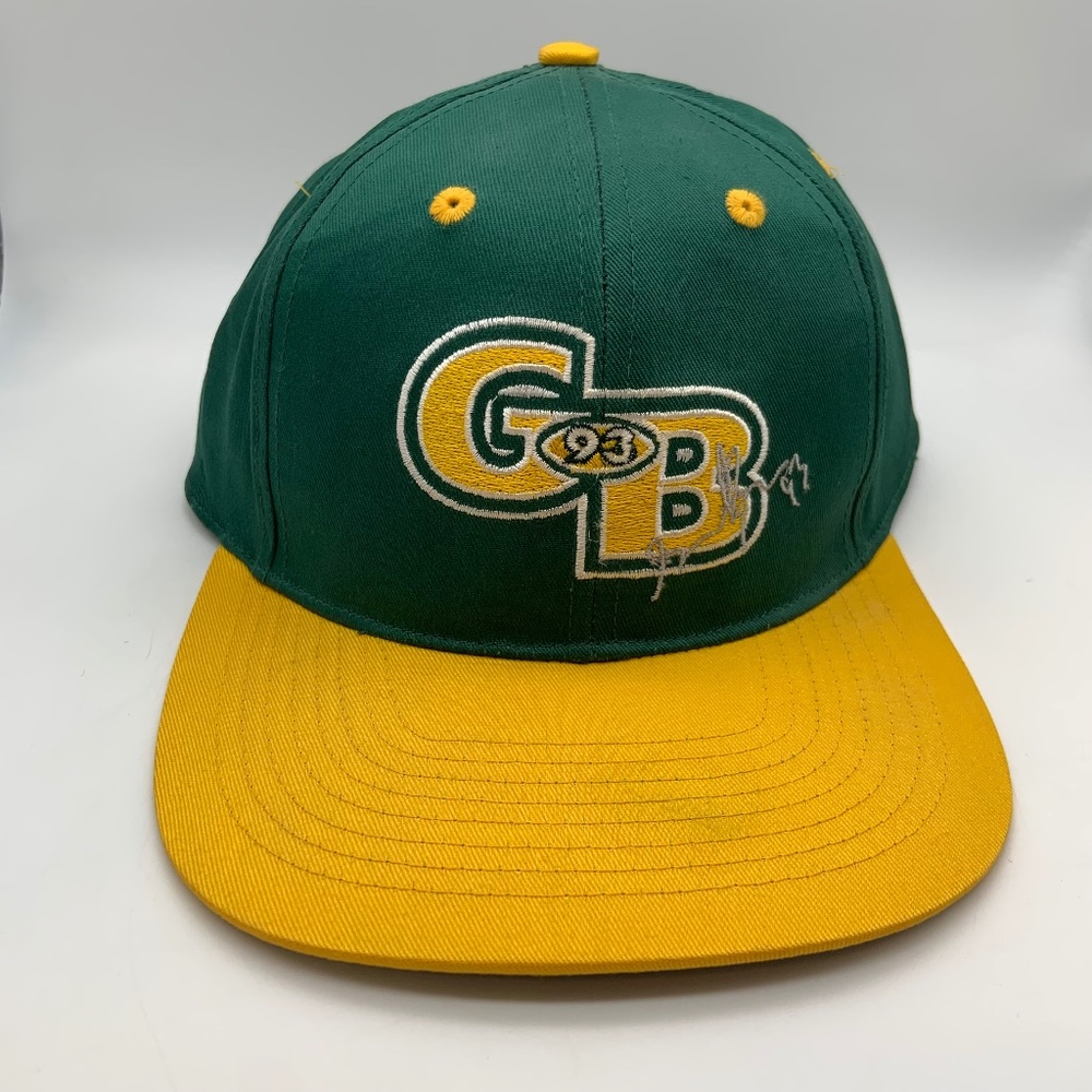 Vintage 90s NFL Green Bay Packers Gilbert Brown #93 Burger King Snapback Hat